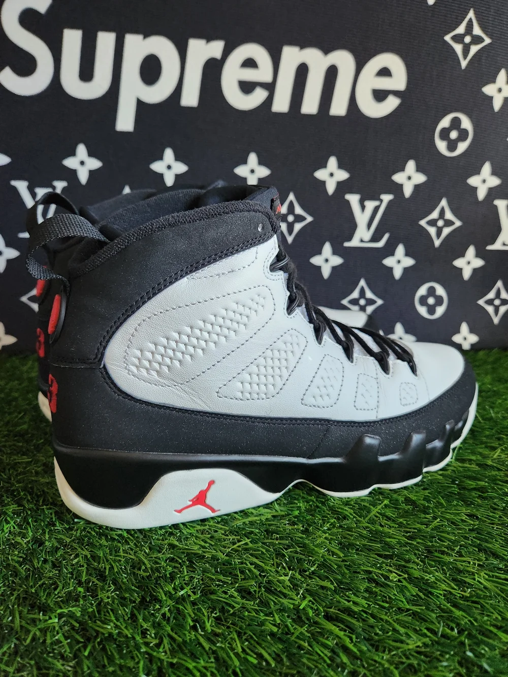 Mens Size 9.5 Jordan 9 Retro 2016 Space Jam Black White Basketball Sneakers